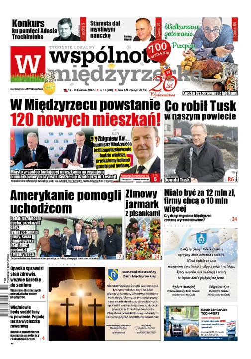 Najnowszy numer Wspólnoty Międzyrzeckiej (12 kwietnia 2022) - Zdjęcie główne