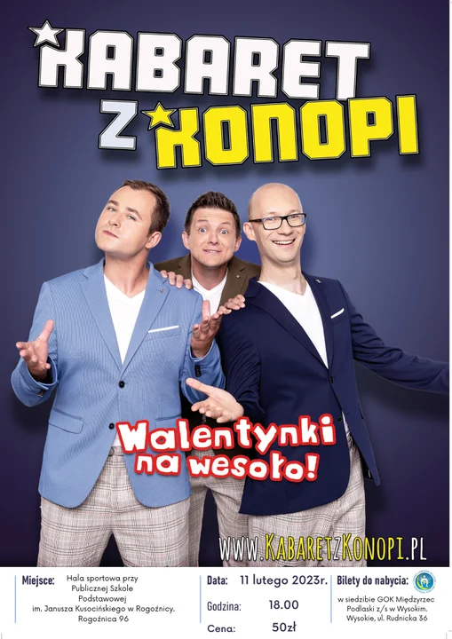 Kabaret z Konopi odwiedzi gminę Międzyrzec Podlaski - Zdjęcie główne