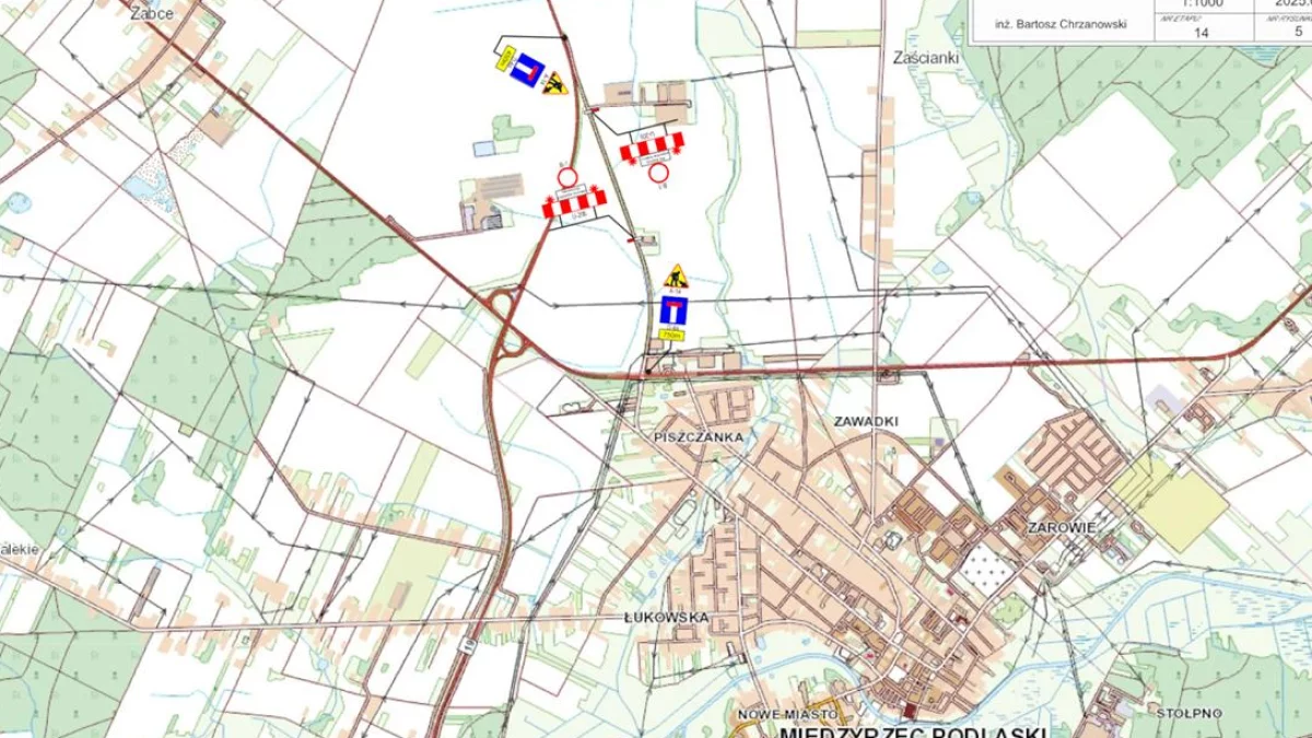 Utrudnienia na drodze w Zaściankach. Od 19 marca rusza przebudowa odcinka Halasy - Międzyrzec Podlaski - Zdjęcie główne