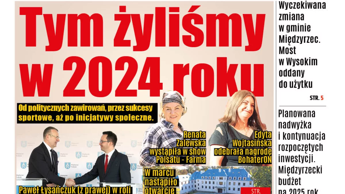 Najnowsze wydanie Wspólnoty Międzyrzeckiej (7 stycznia 2025 r.) - Zdjęcie główne