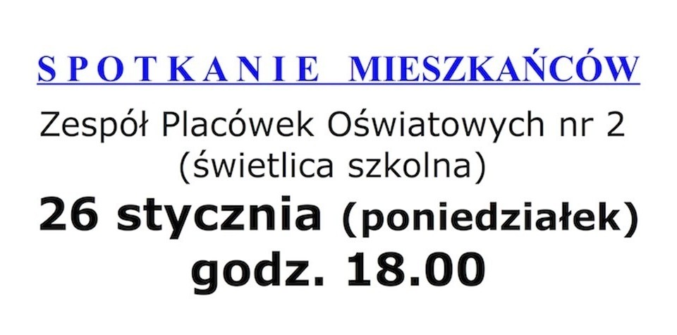 Zebranie mieszkańców w sprawie modernizacji linii kolejowej - Zdjęcie główne