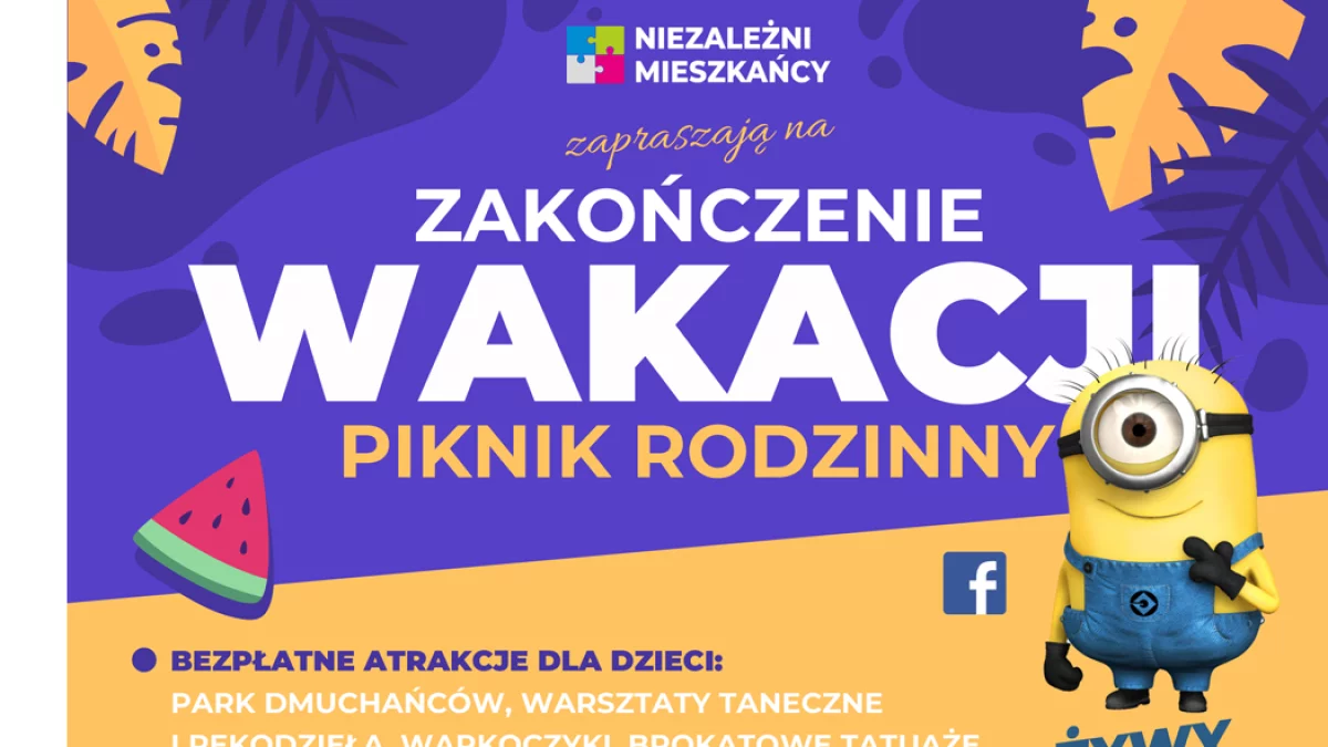 Niezależni Mieszkańcy zapraszają na piknik. Moc atrakcji dla całych rodzin! - Zdjęcie główne