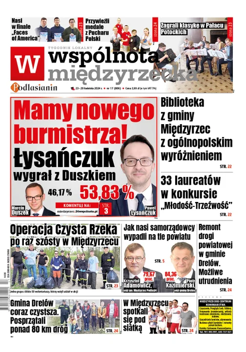 Najnowsze wydanie Wspólnoty Międzyrzeckiej 23 kwietnia 2024r - Zdjęcie główne