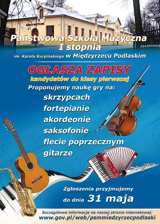 Szkoła muzyczna w Międzyrzecu zaprasza! - Zdjęcie główne