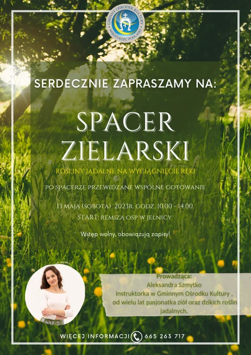 Spacer zielarski w gminie Międzyrzec (ZAPROSZENIE) - Zdjęcie główne