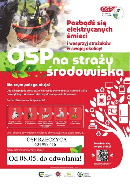 Pozbądź się elektrycznych śmieci z OSP Rzeczyca! - Zdjęcie główne