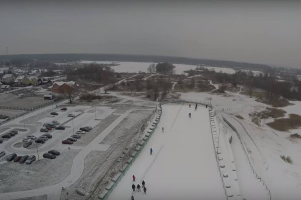 Stok narciarski z drona - Międzyrzec Podlaski - Zdjęcie główne