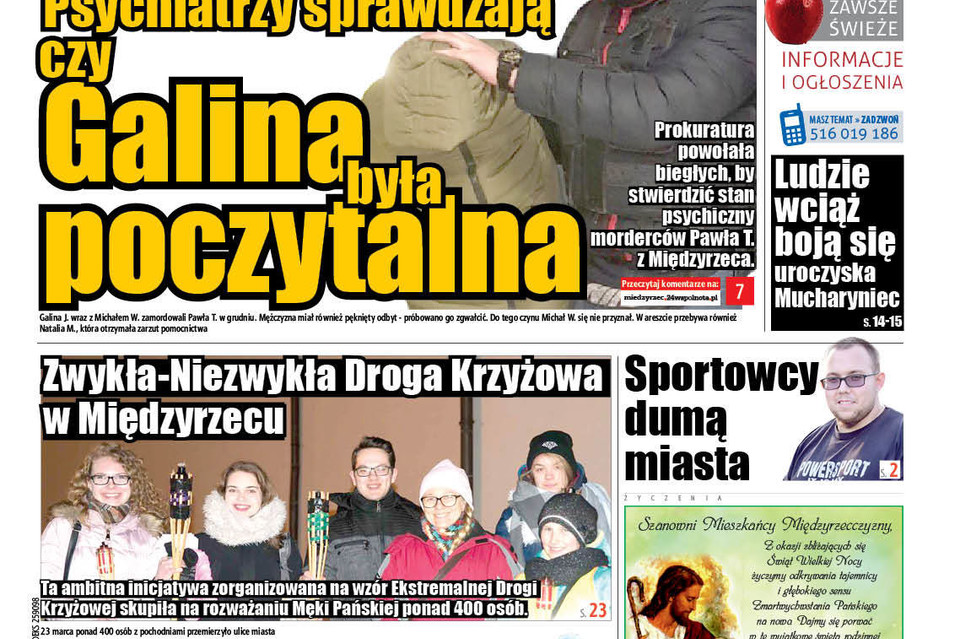 Psychiatrzy sprawdzają czy Galina była poczytalna - Zdjęcie główne