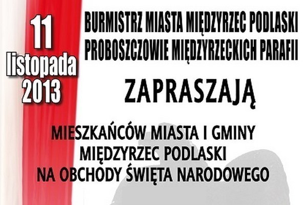 Zaproszenie na obchody 95. rocznicy odzyskania niepodległości - Zdjęcie główne