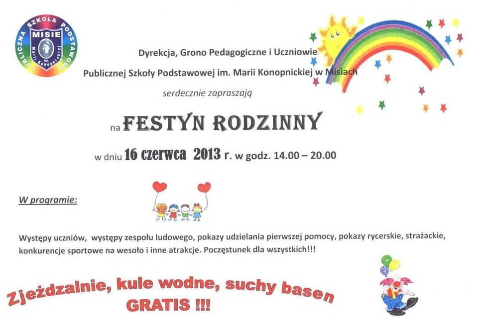 Festyn rodzinny w Misiach - Zdjęcie główne