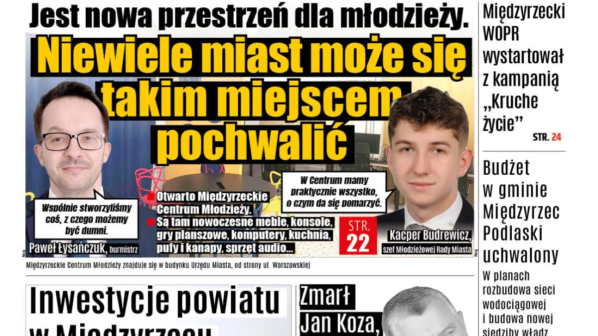 Najnowsze wydanie Wspólnoty Międzyrzeckiej (21 stycznia 2025 r.) - Zdjęcie główne