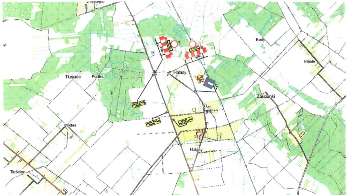 Czasowa organizacja ruchu w Halasach. Generalny Wykonawca informuje o utrudnieniach - Zdjęcie główne
