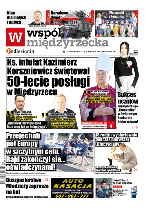 Najnowszy numer Wspólnoty Międzyrzeckiej (14 listopada 2023 r.) - Zdjęcie główne