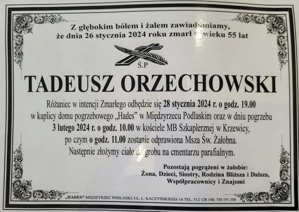 Odszedł doktor Tadeusz Orzechowski. Miał 55 lat - Zdjęcie główne