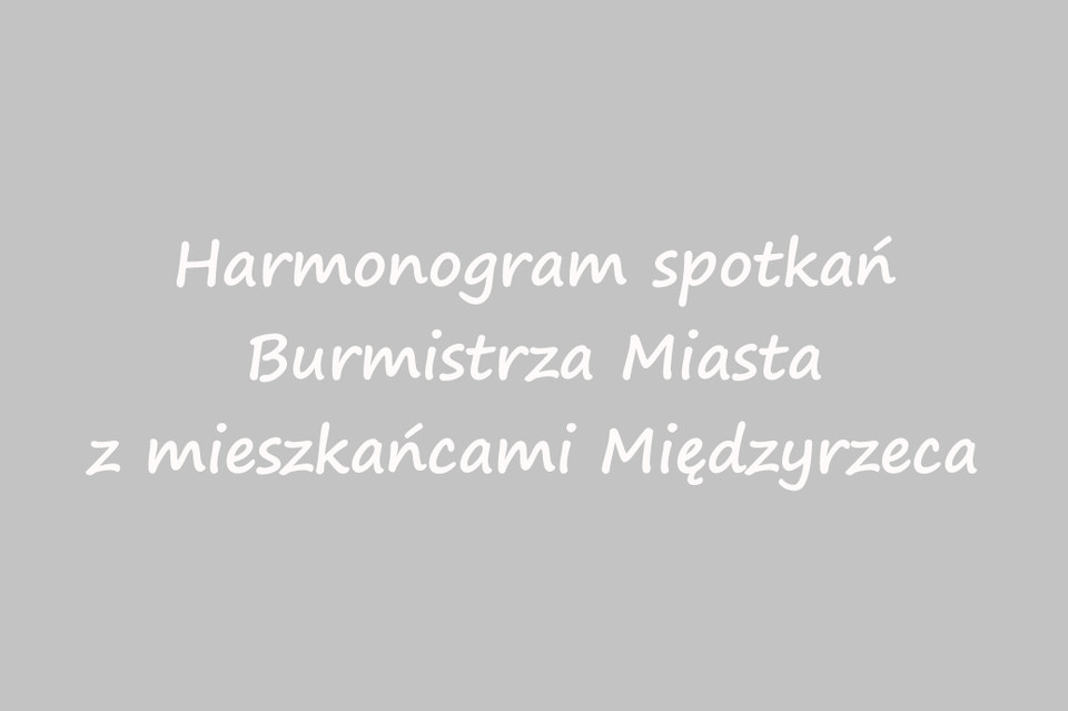Spotkajmy się z burmistrzem - Zdjęcie główne