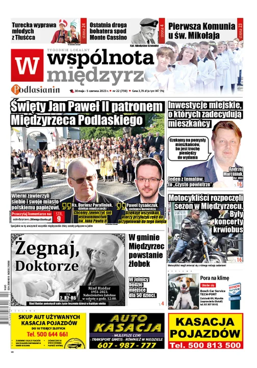 Najnowszy numer Wspólnoty Międzyrzeckiej (30 maja 2023r) - Zdjęcie główne