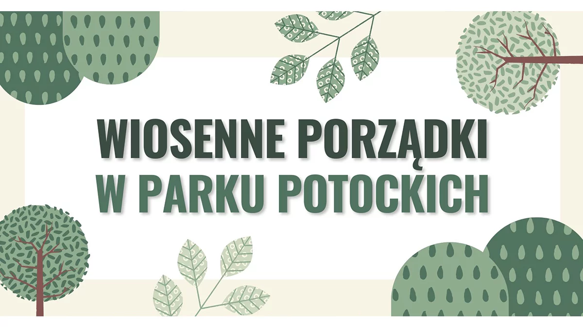 Wiosenne porządki w parku Potockich. Mieszkańcy wezmą sprawy w swoje ręce - Zdjęcie główne