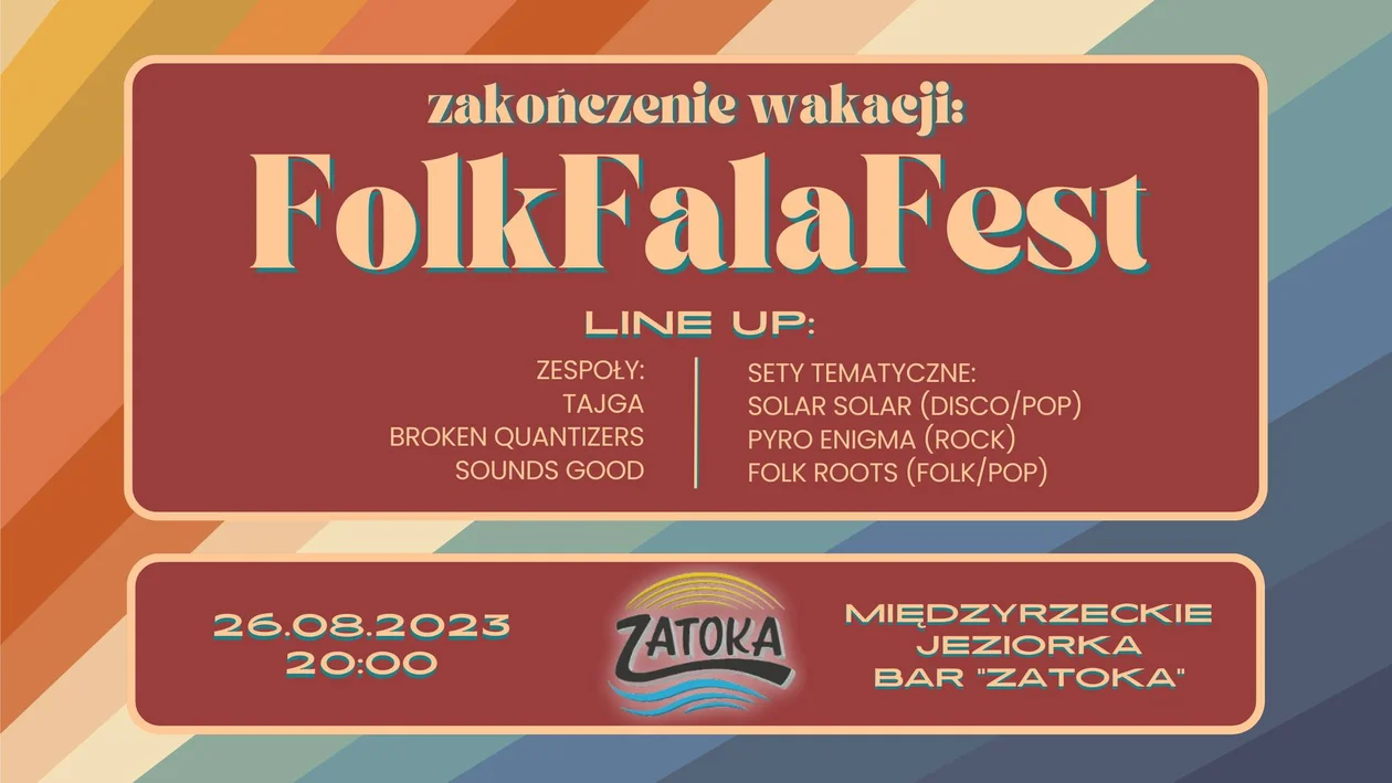 FolkFalaFest już dziś na międzyrzeckich jeziorkach. "Zatoka" zaprasza! - Zdjęcie główne