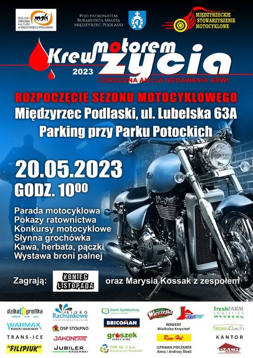 Początek sezonu motocyklowego z wielką pompą! (ZAPROSZENIE) - Zdjęcie główne