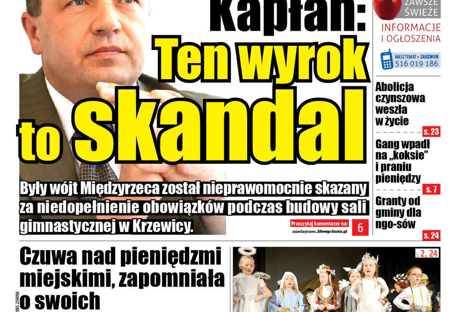 Prezes Wod-Kan z wyrokiem - Zdjęcie główne