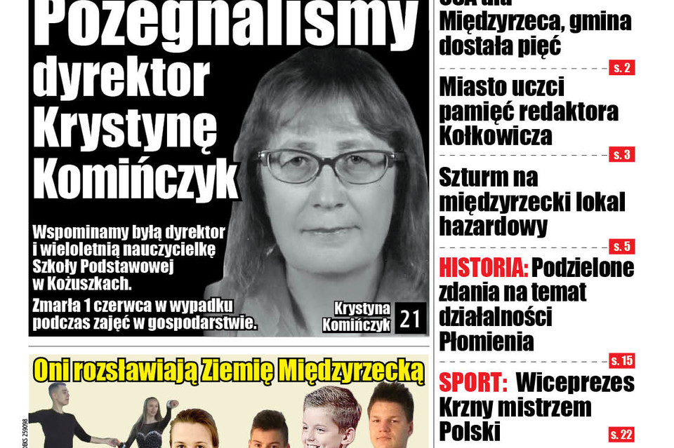 Kożuszki pożegnały Krystynę Komińczyk - Zdjęcie główne