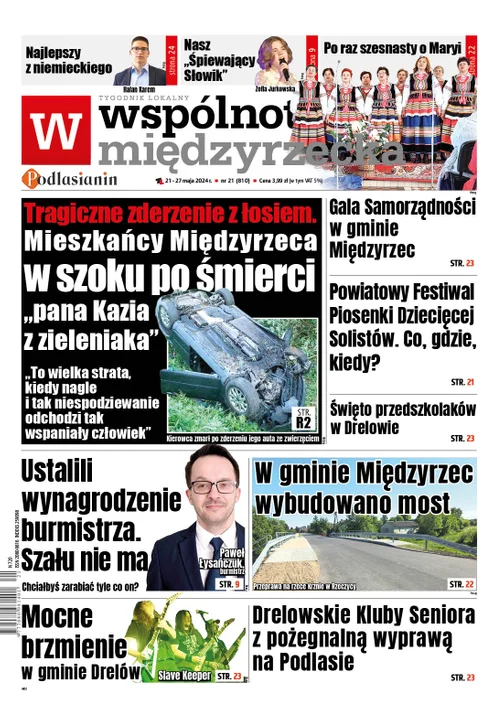 Najnowsze wydanie Wspólnoty Międzyrzeckiej 21 maja 2024r - Zdjęcie główne