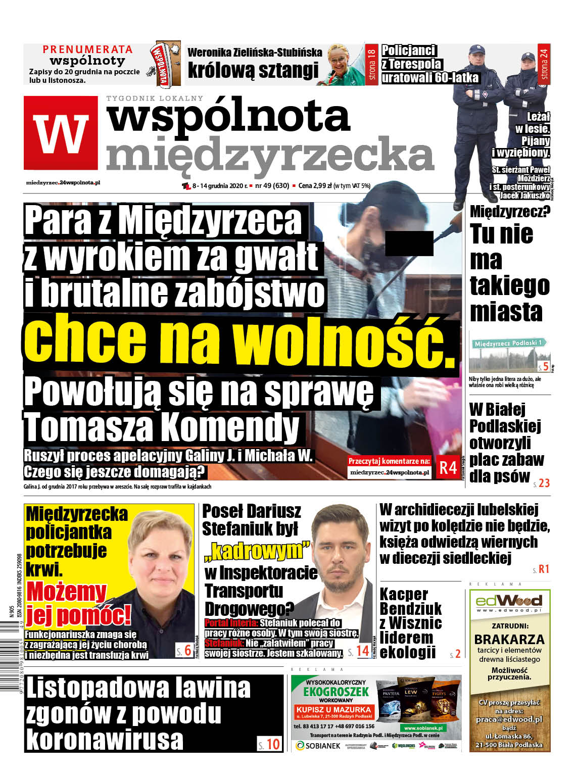 Chcieli wyjść na wolność. Adwokat powołał się na sprawę związaną z Tomaszem Komendą - Zdjęcie główne