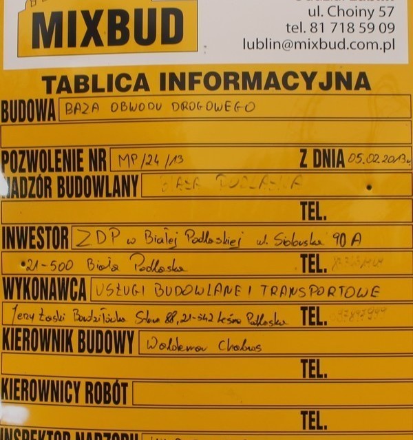 Nowa baza Rejonu Dróg Powiatowych w Międzyrzecu Podlaskim - Zdjęcie główne