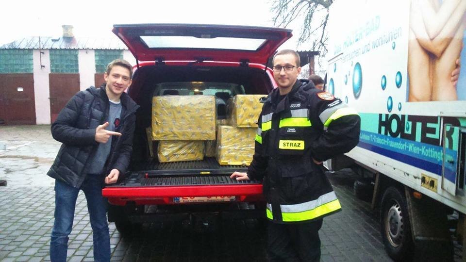 OSP Stołpno z nowym wozem - Zdjęcie główne