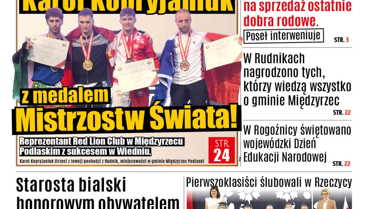 Najnowsze wydanie Wspólnoty Międzyrzeckiej (5 listopada 2024r) - Zdjęcie główne