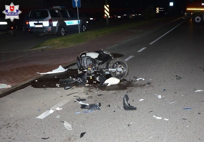 MIĘDZYRZEC Motocyklista poniósł śmierć na miejscu - Zdjęcie główne