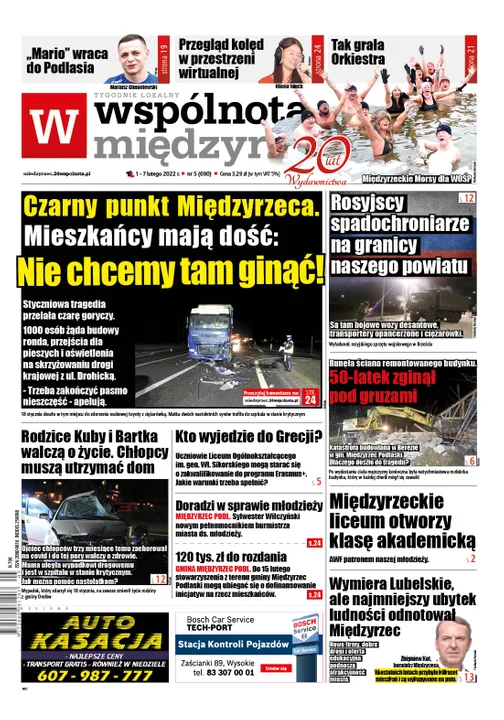 Najnowszy numer Wspólnoty Międzyrzeckiej ( 1 lutego 2022) - Zdjęcie główne