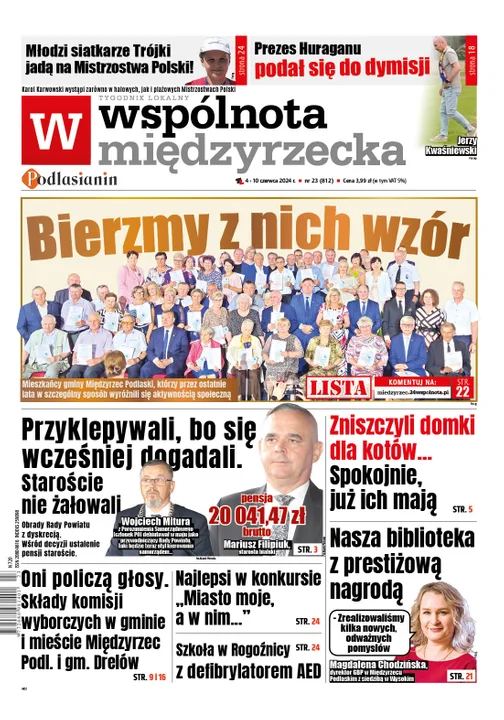 Najnowsze wydanie Wspólnoty Międzyrzeckiej -  4 czerwca 2024r - Zdjęcie główne