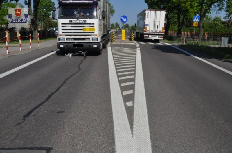 8-latka potrącona przez samochód ciężarowy - Zdjęcie główne