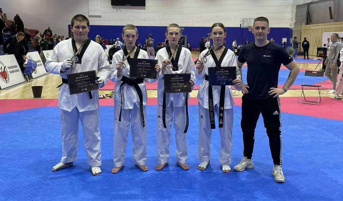 KS Taekwondo Międzyrzec Podlaski wraca z Torunia z czterema medalami - Zdjęcie główne