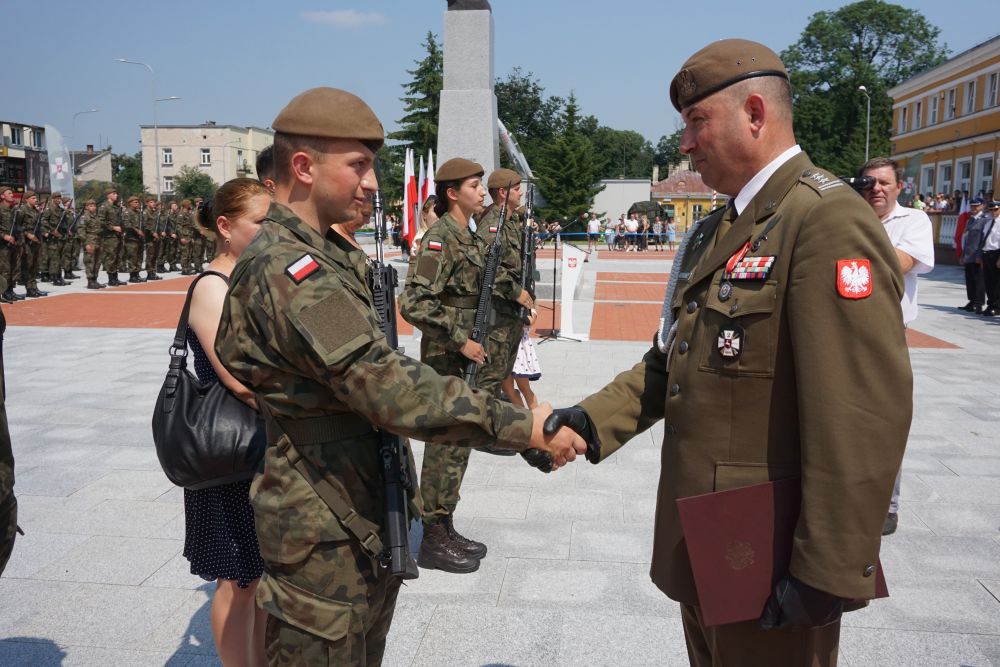 Przysięga wojskowa żołnierzy 2 Lubelskiej Brygady Obrony Terytorialnej