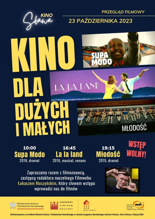 Kino "Sława" zaprasza na "Kino dla dużych i małych" - Zdjęcie główne