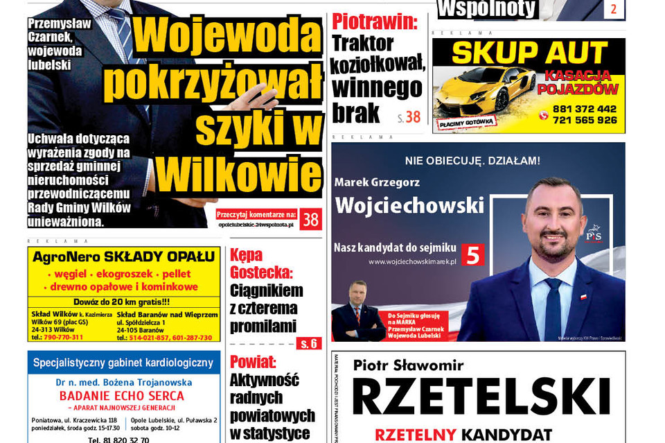 Wojewoda pokrzyżował szyki w Wilkowie - Zdjęcie główne