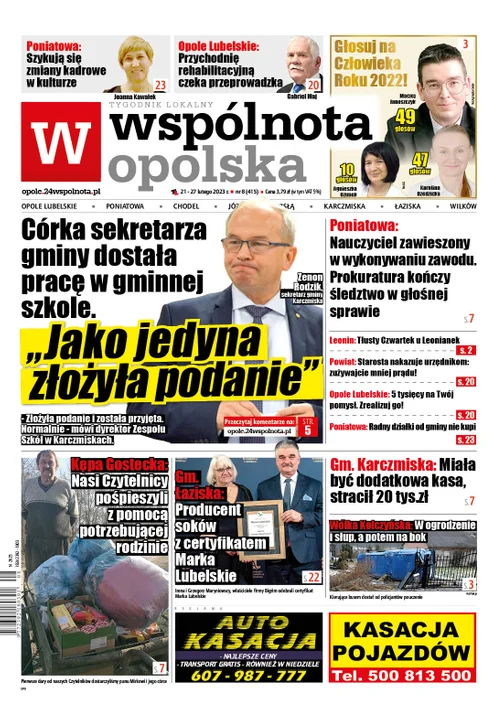 Najnowszy numer Wspólnoty Opolskiej (21 lutego 2023) - Zdjęcie główne