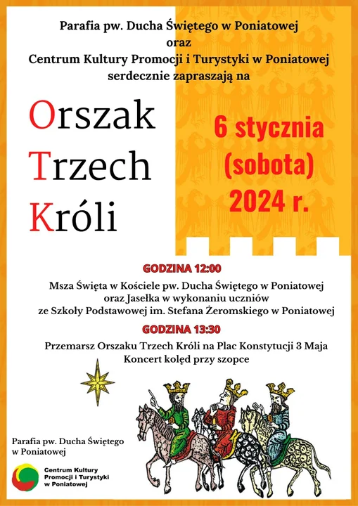 Poniatowa: W sobotę, 6 stycznia Trzej Królowie zawitają też do Poniatowej - Zdjęcie główne