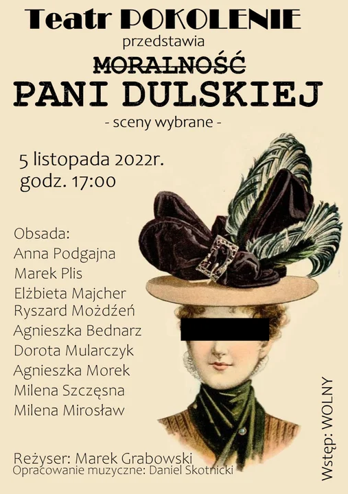 Opole Lubelskie: Teatr "Pokolenie" zaprasza na "Moralność Pani Dulskiej" - Zdjęcie główne