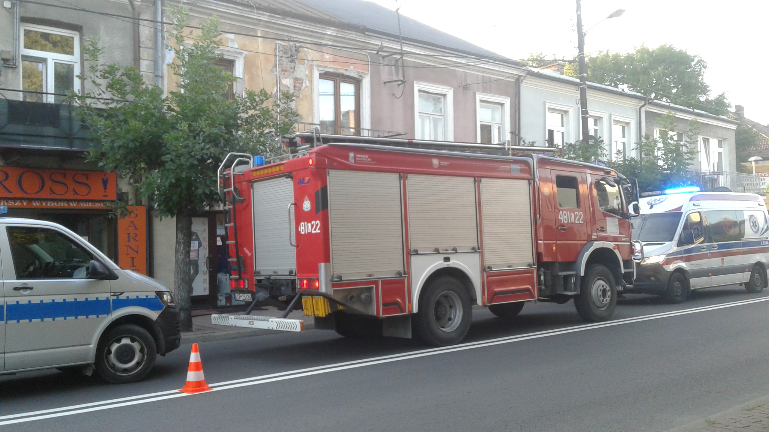 Do zdarzenia doszło w piątek około godziny 19 na głównej ulicy Opola Lubelskiego