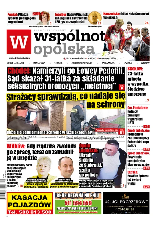 Najnowszy numer Wspólnoty Opolskiej  (17 października 2022) - Zdjęcie główne