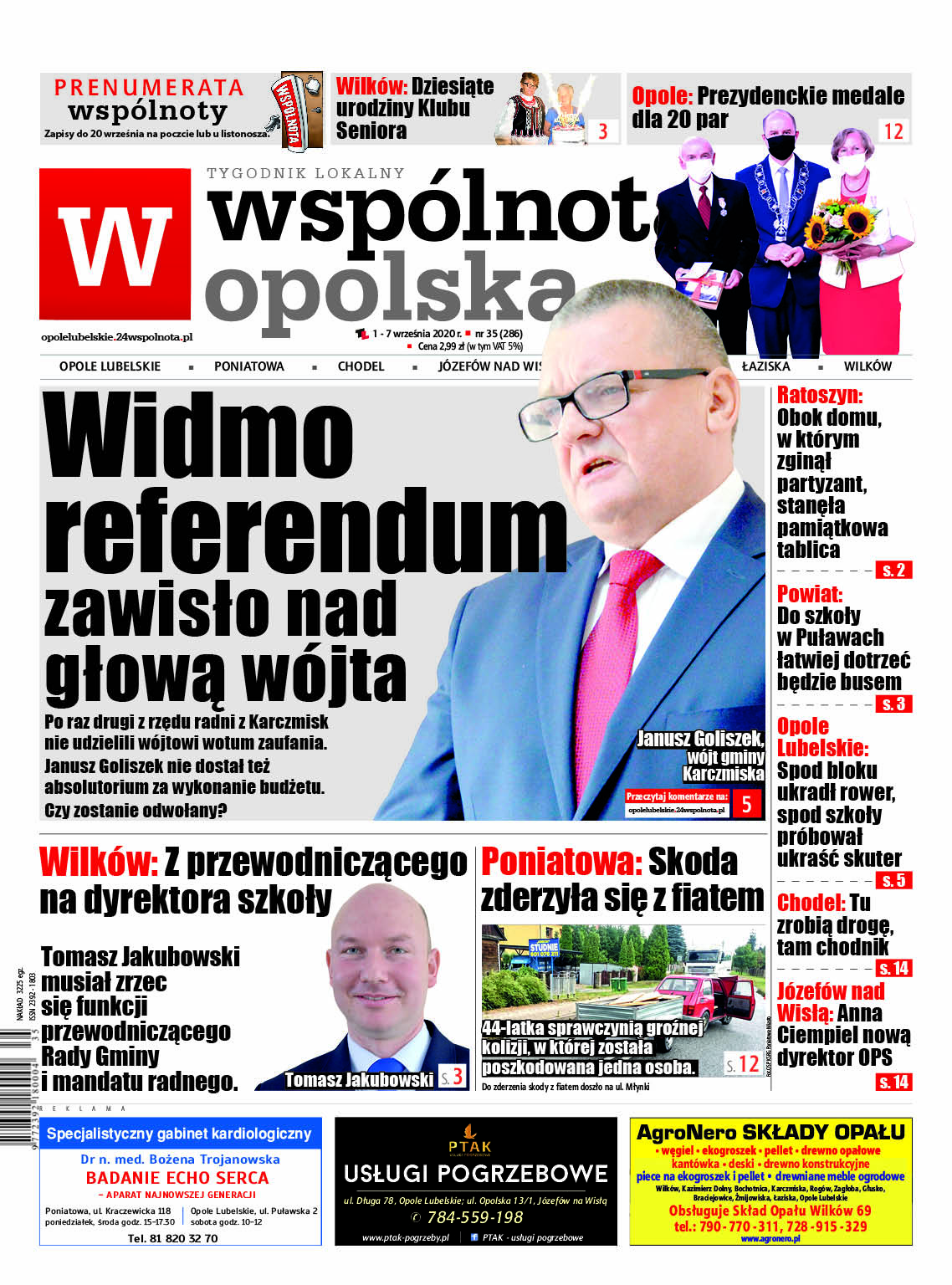 Widmo referendum zawisło nad głową wójta - Zdjęcie główne