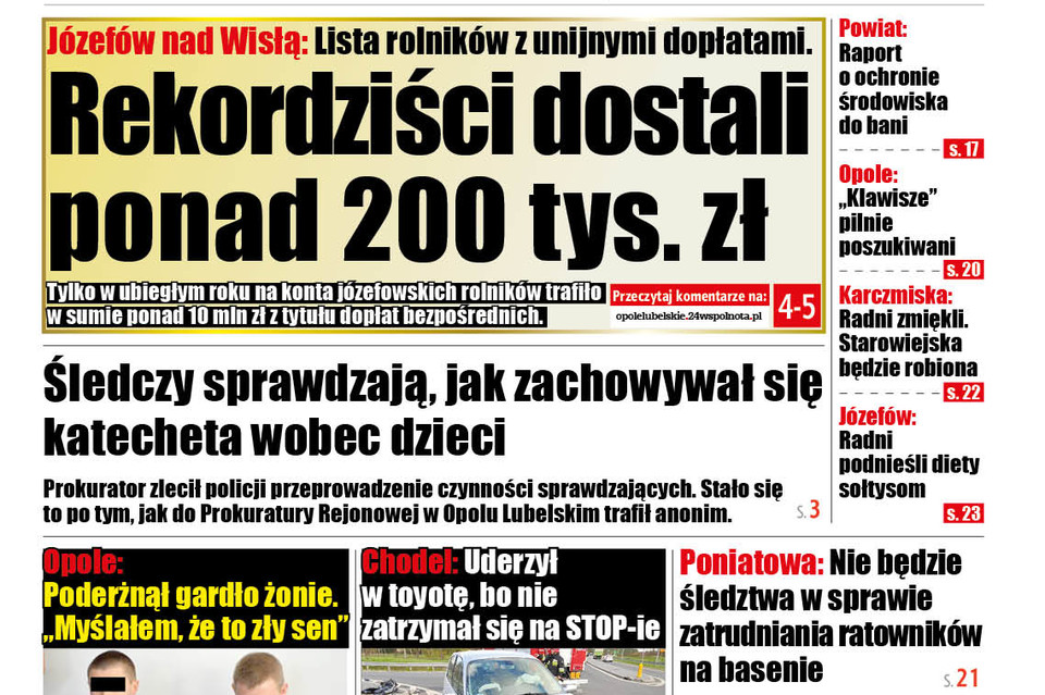 Unijne dopłaty za 2018 rok - Zdjęcie główne