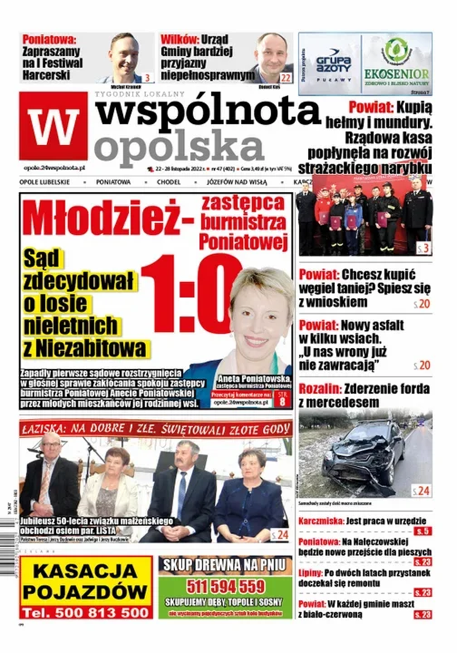 Najnowszy numer Wspólnoty Opolskiej - Zdjęcie główne