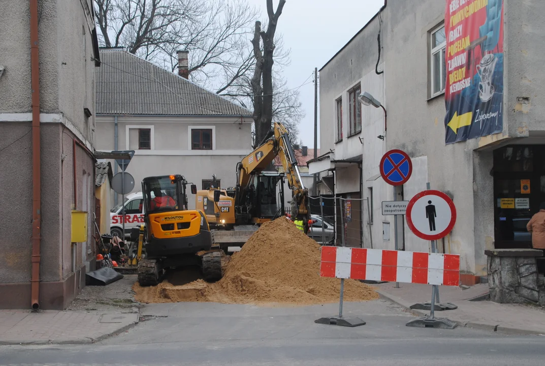 Opole Lubelskie: Koparki przy ul. Kościuszki. Rewitalizacja ruszyła na dobre  - Zdjęcie główne