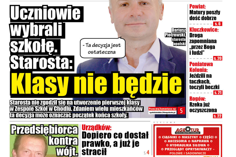 Uczniowie wybrali szkołę. Starosta: Klasy nie będzie! - Zdjęcie główne