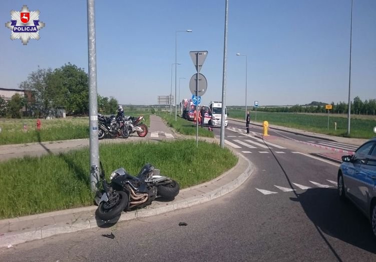 Tragiczny wypadek motocyklisty - Zdjęcie główne