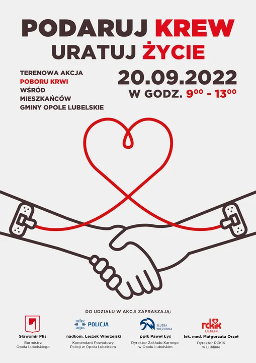 Opole Lubelskie: Wrześniowa akcja oddawania krwi. Przyjdź i podziel się najdroższym lekiem świat - Zdjęcie główne